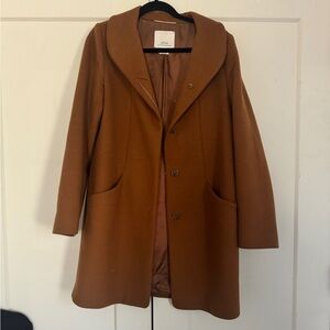 Aritizia Wilfred Camel Wool Cashmere Coat